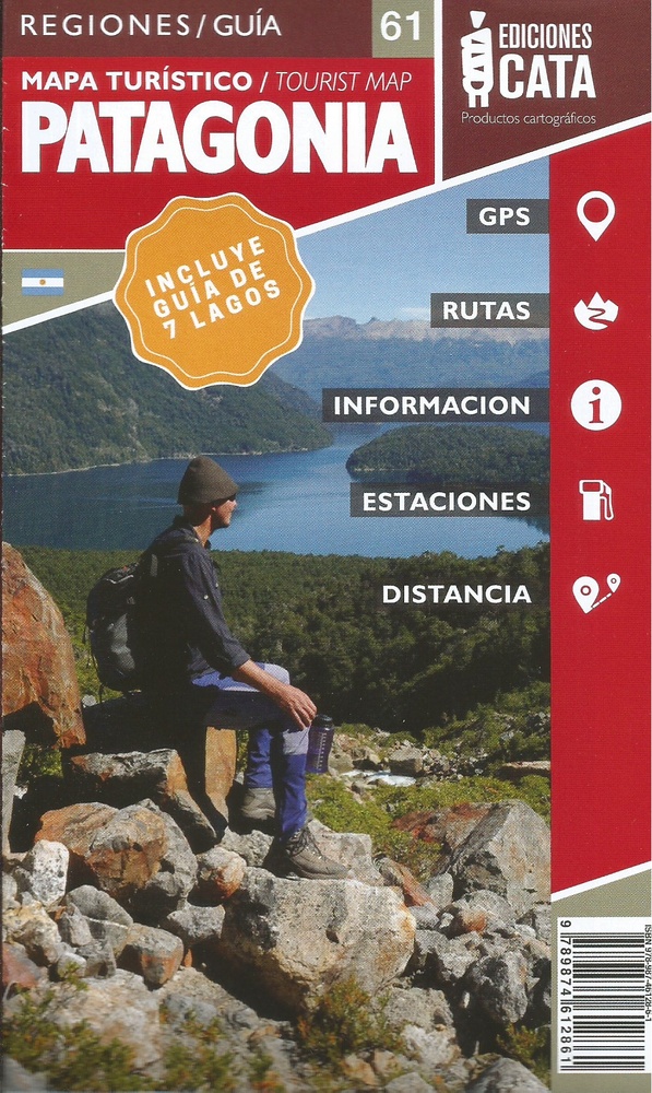 Mapa Turístico Patagonia 7 Lagos (2018)