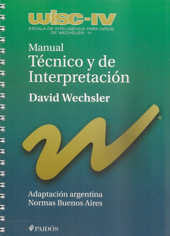 WISC-IV Test de inteligencia para niños
