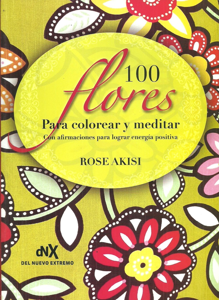100 flores para colorear