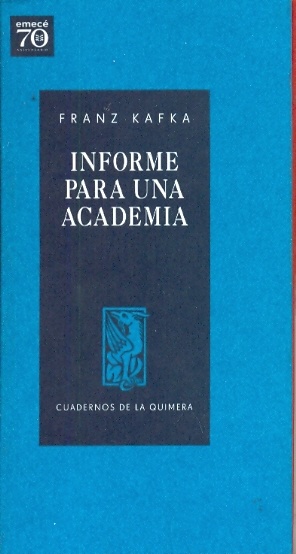 Informe para una academia; Bola de sebo