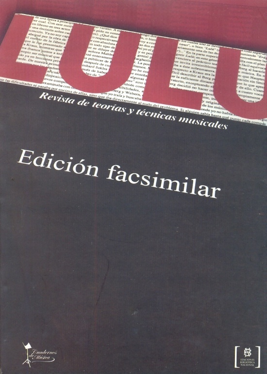 Lulu. Edicion facsimilar