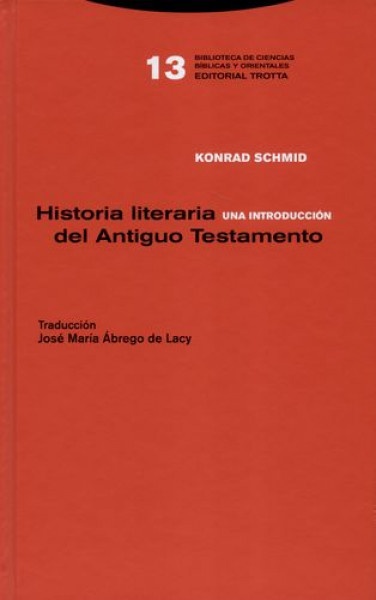 Historia literaria del Antiguo Testamento