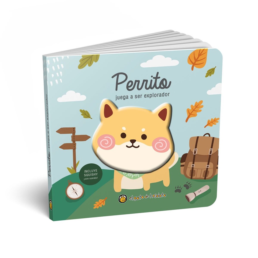 Perrito juega a ser explorador