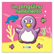 Un pingüino hambriento