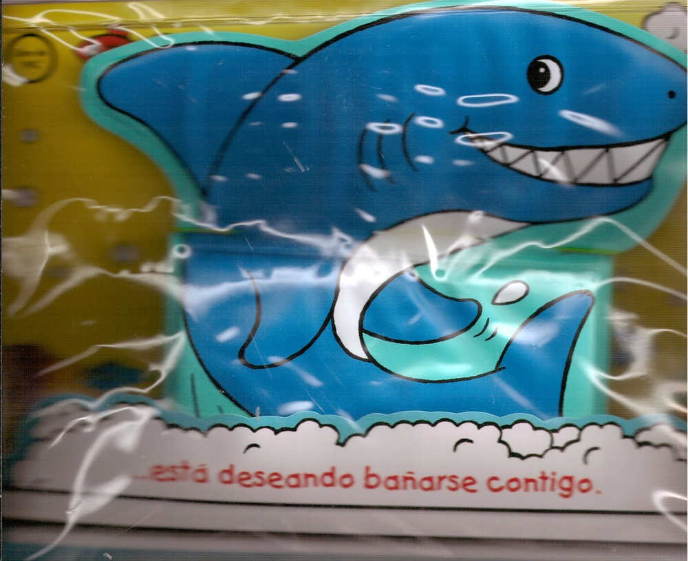 Libro para el agua: un tiburón en mi bañera