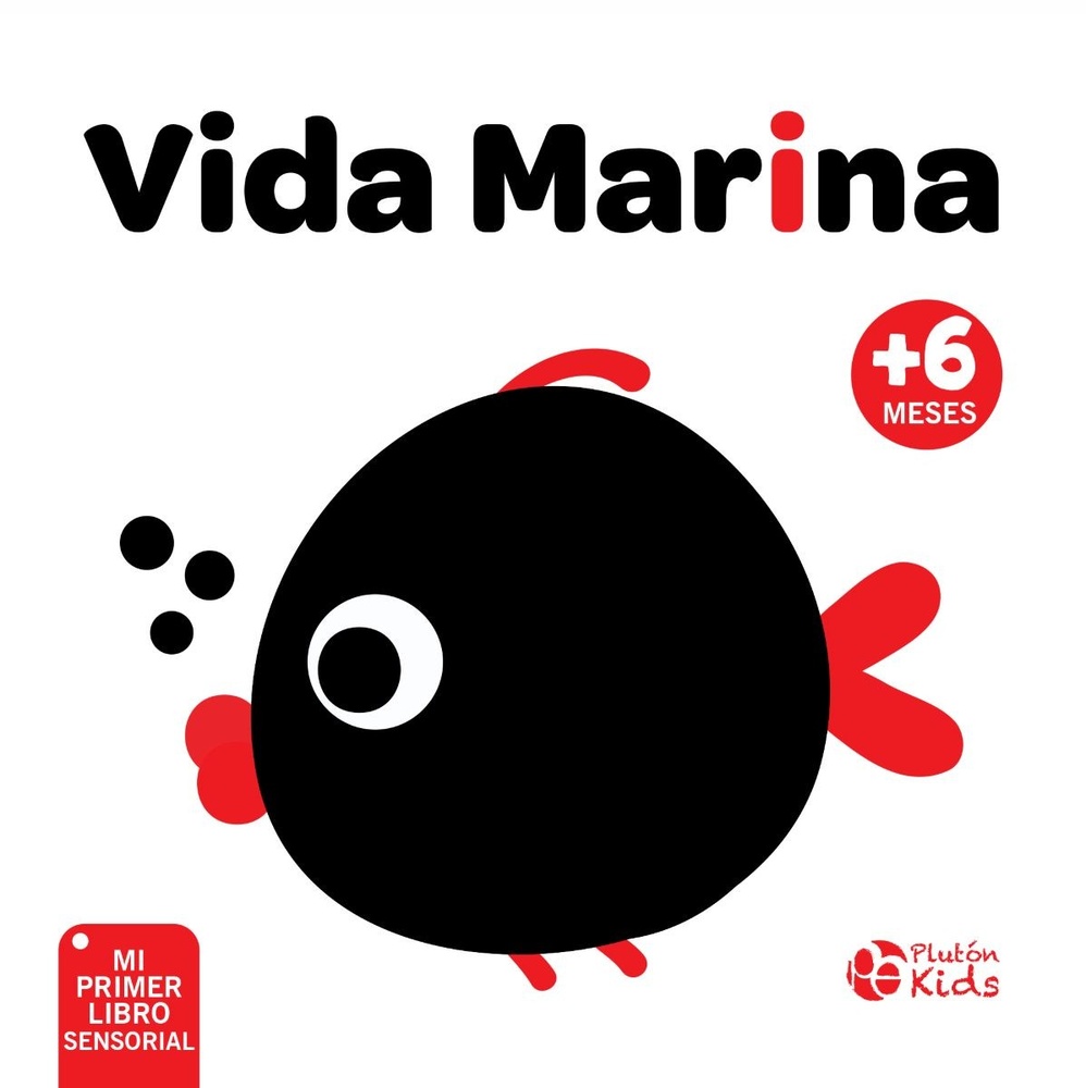 Vida marina - mi primer libro sensorial - tela