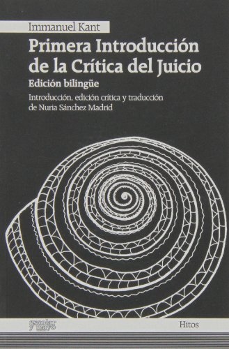 Primera introducción de la Crítica del Juicio