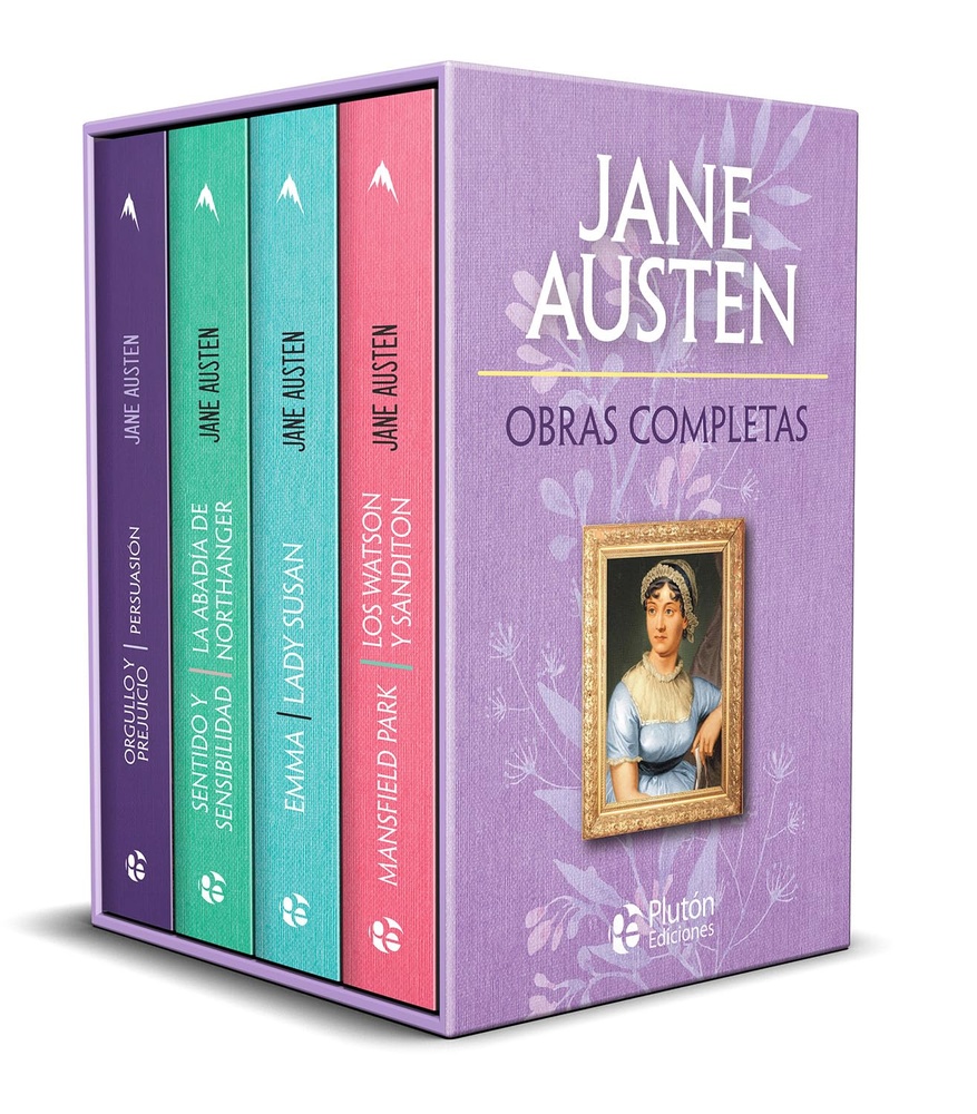 Jane austen - obras completas - pack 4 libros