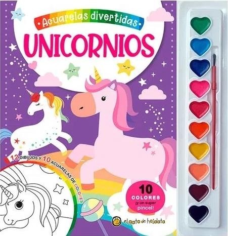 Acuarelas Divertidas - Unicornios