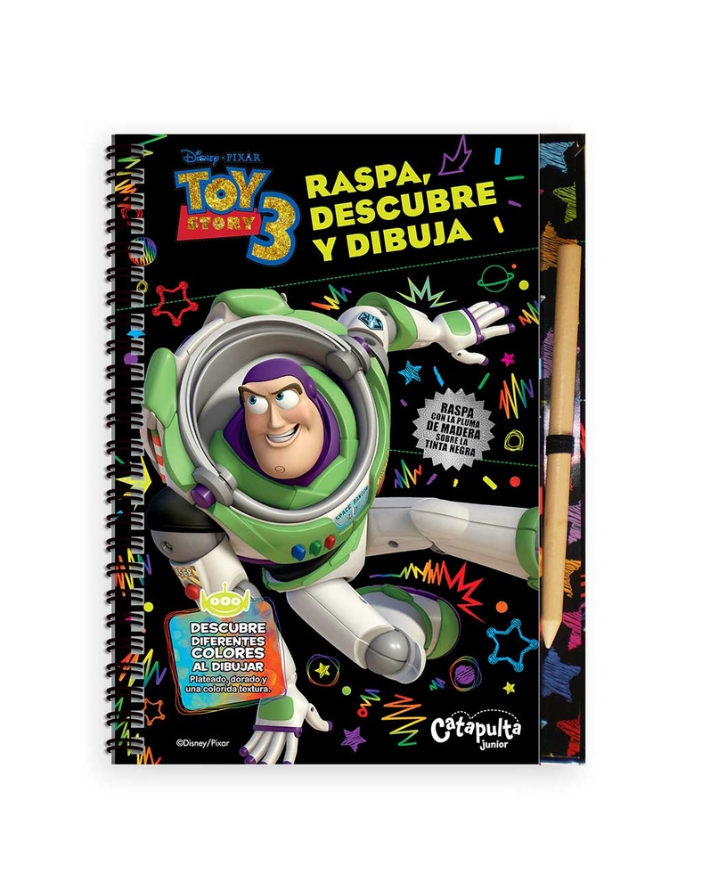 Raspa, descubre y dibuja: Toy Story 3