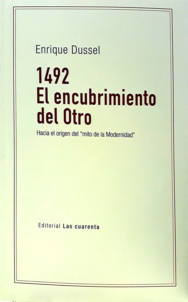 1492 El encubrimiento del otro