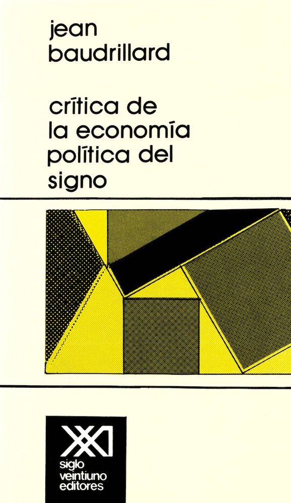 Crítica de la economía política del signo