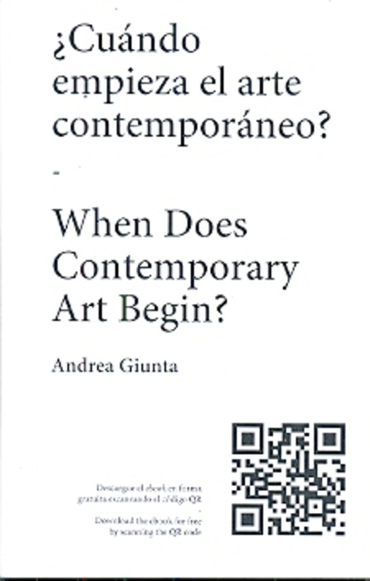 Cuando empieza el arte contemporaneo. When does Contemporary Art Begin