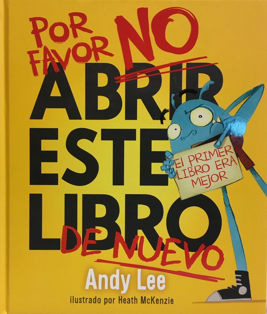 Por favor no abrir este libro de nuevo