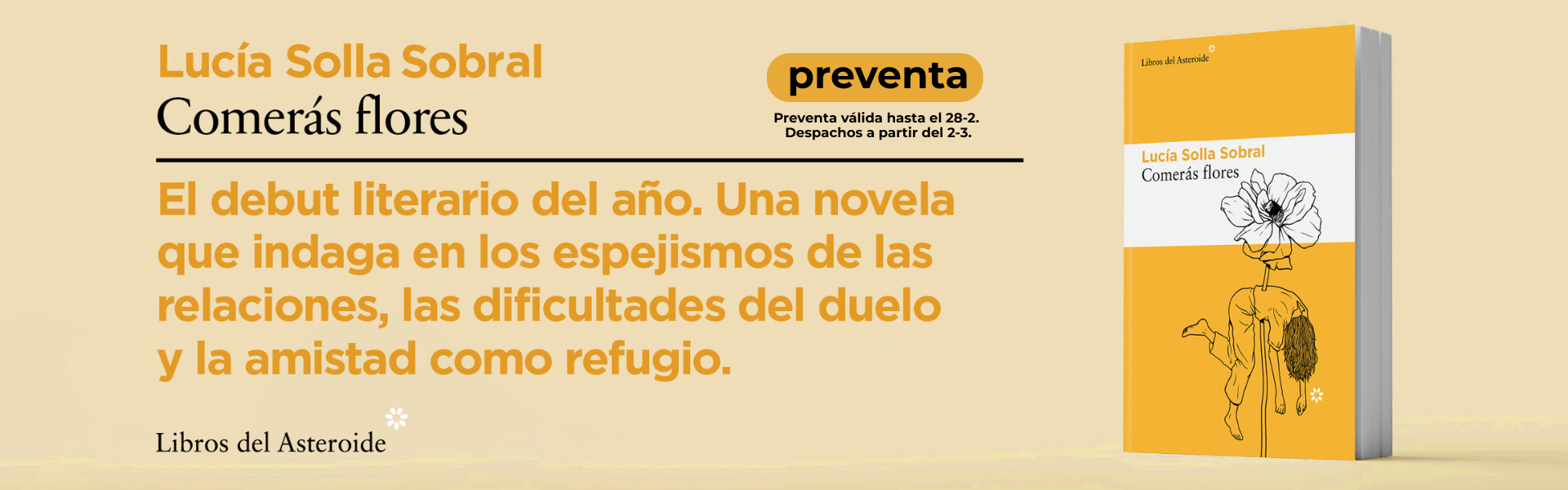 PREVENTA Comerás flores