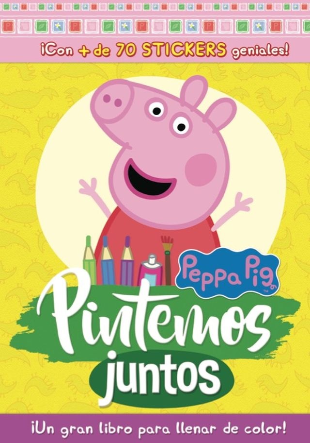 Pintemos juntos Peppa Pig - Colouring block nº 1