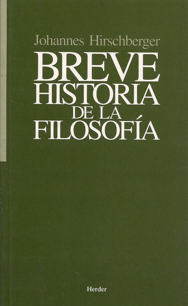 Breve historia de la filosofia