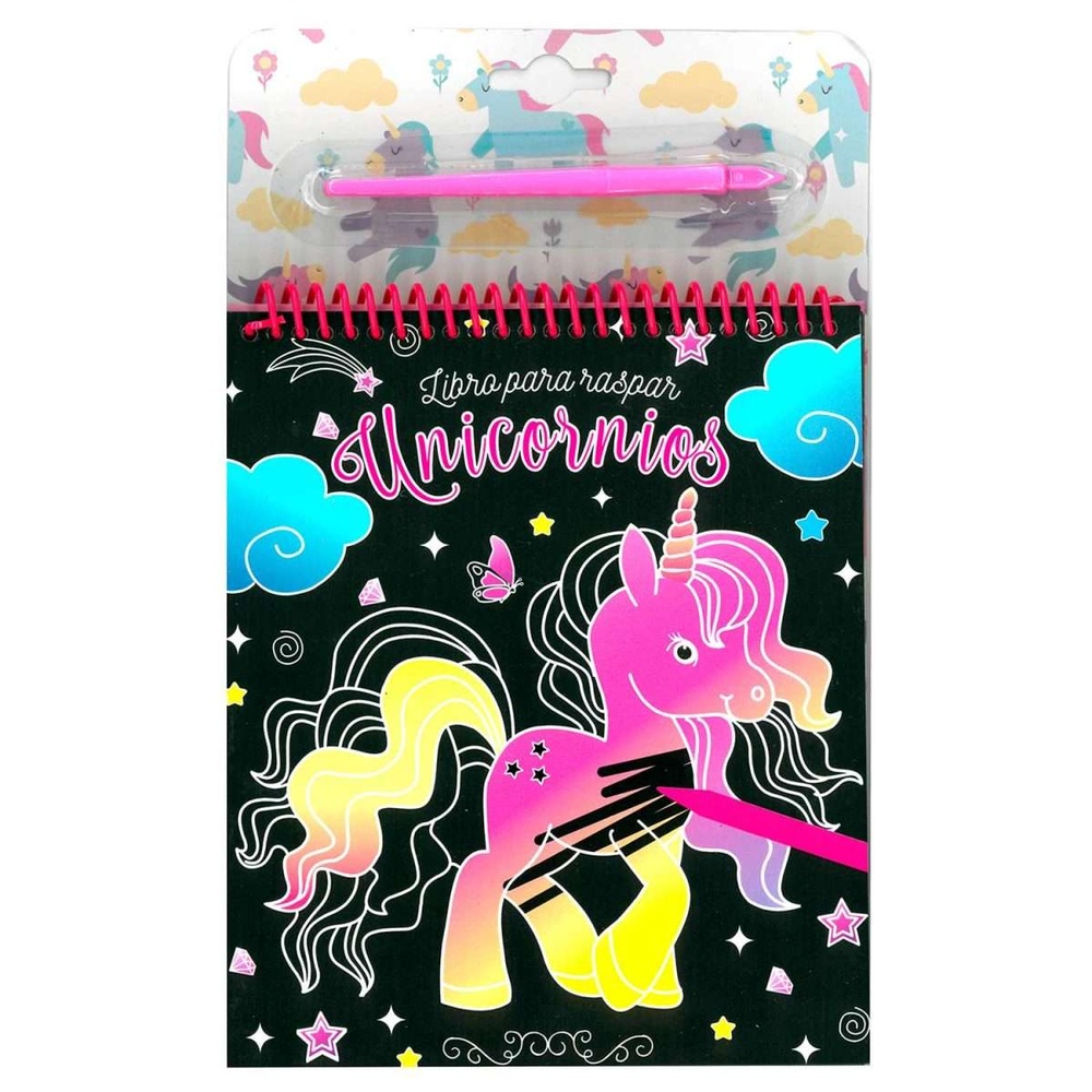 Unicornios - Libro para raspar