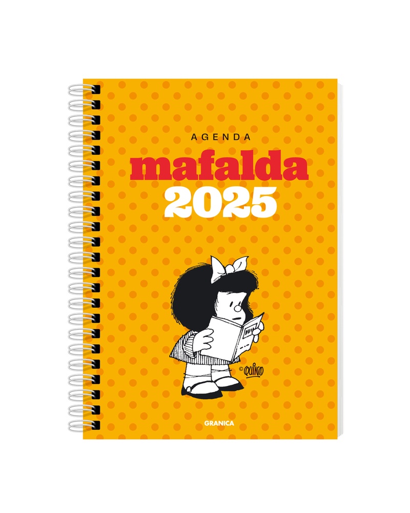 Mafalda 2025 anillada modulos amarilla