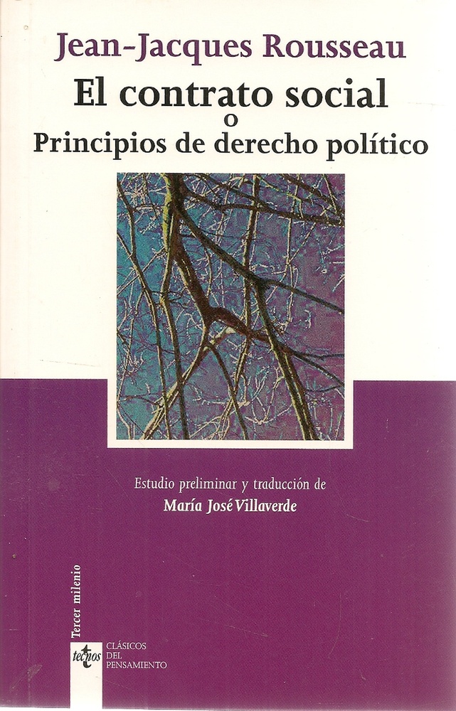 El contrato social o Principios de derecho política