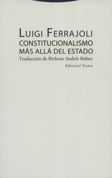 Constitucionalismo mas alla del estado