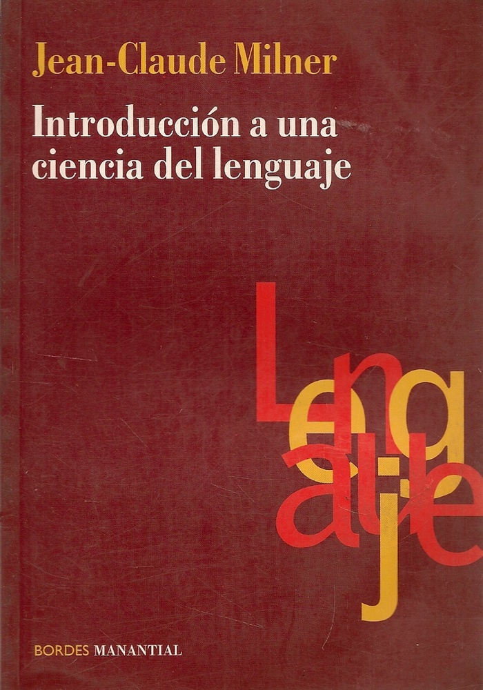 Introduccion a una ciencia de lenguaje