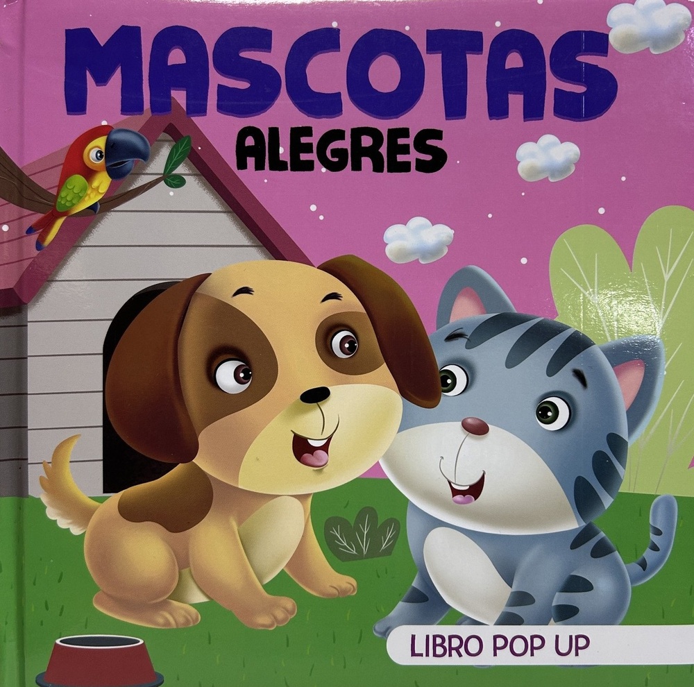 Alegre pop up-mascotas alegres