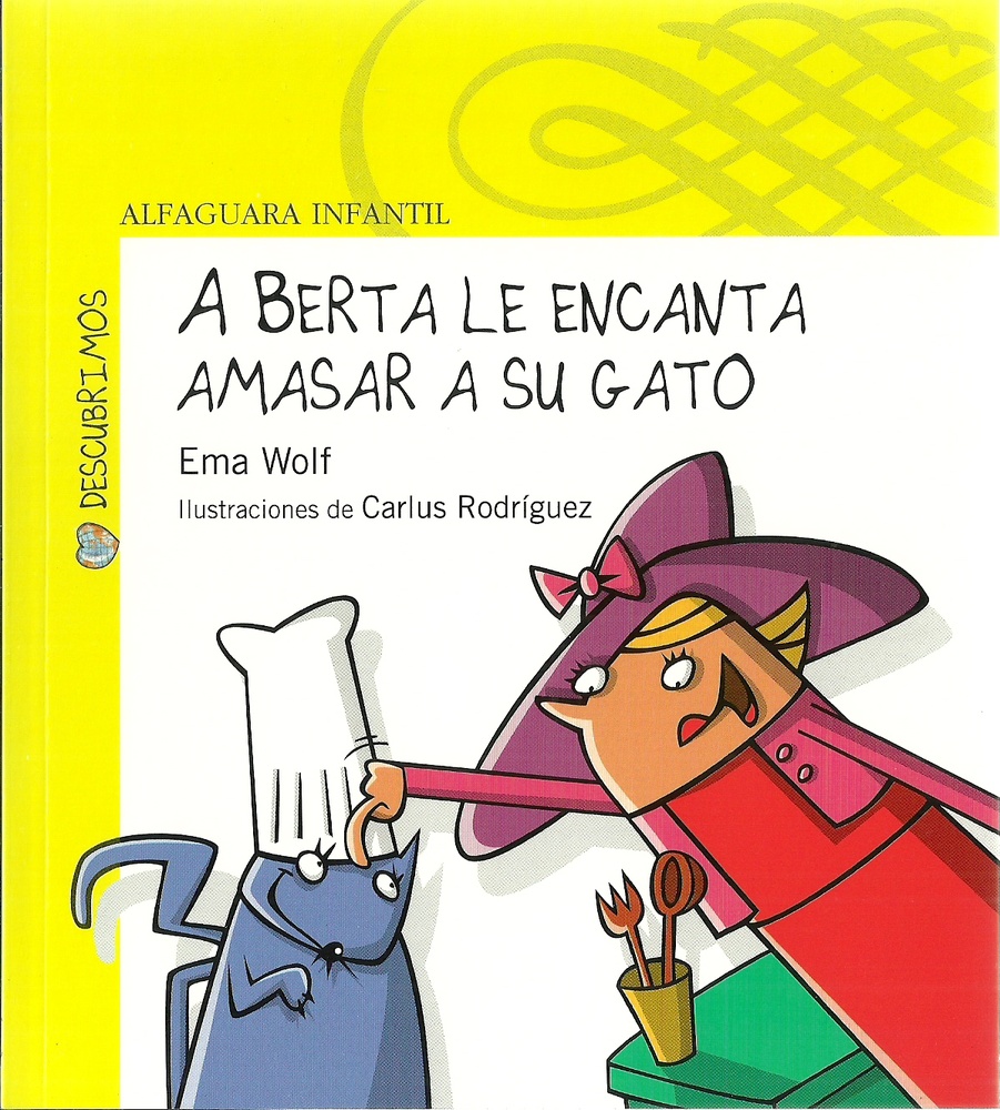 A Berta le encanta amasar a su gato
