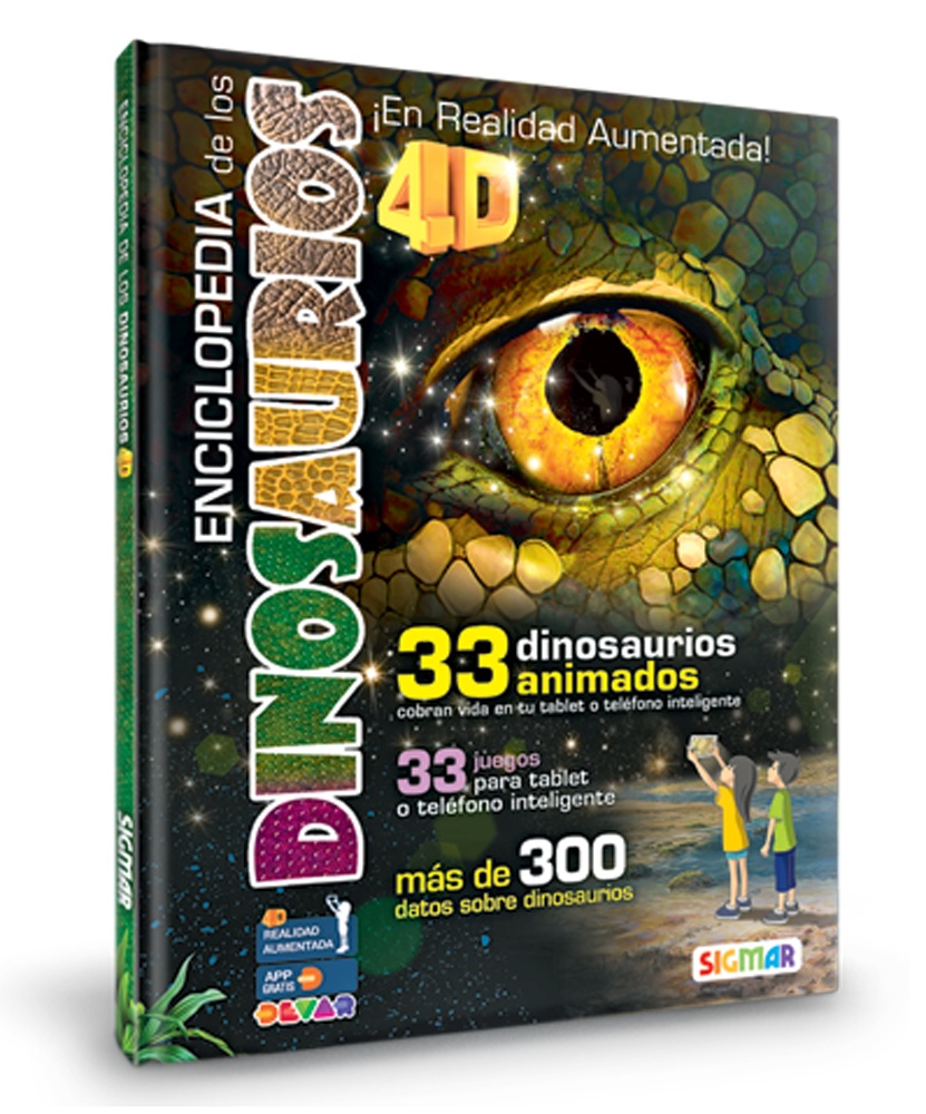 Enciclopedia de los dinosaurios 4D