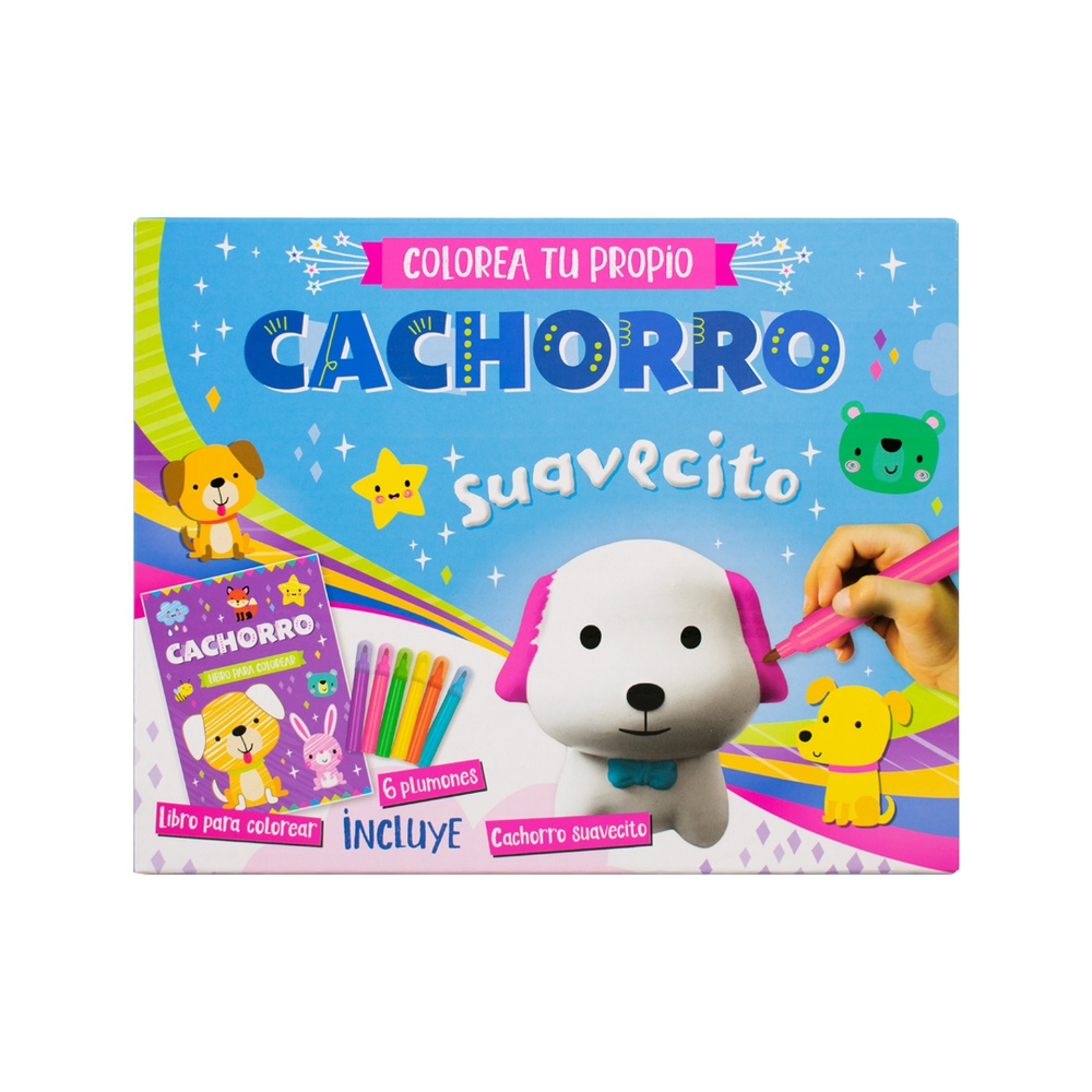 Colorea tu propio: cachorro suavec ito