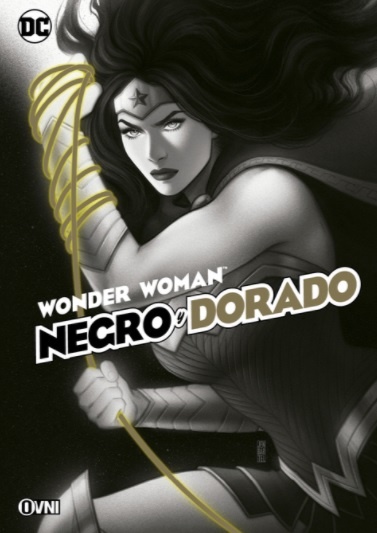 Wonder woman negro y dorado