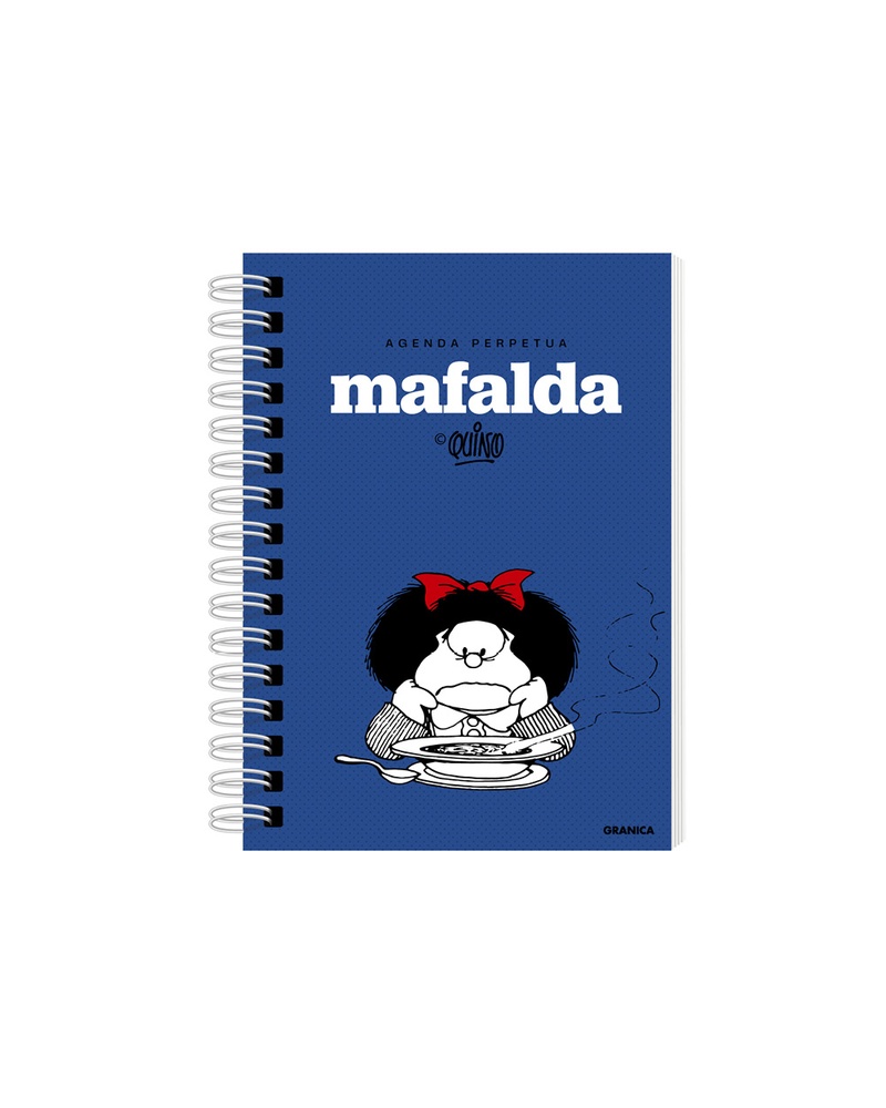 Mafalda - Agenda perpetua azul - Sopa