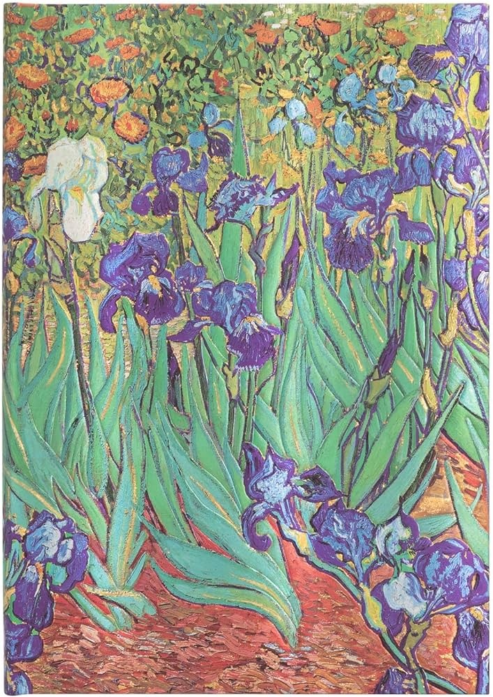 Lirios de van gogh -midi rayado