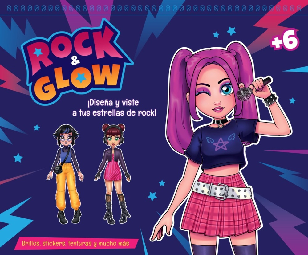 Rock & glow - diseña y viste a tus estre