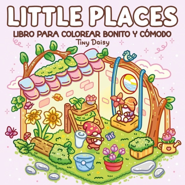 Little places. libro para colorear bonito y cómodo