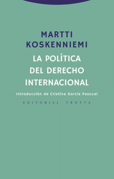 La politica del derecho internacional