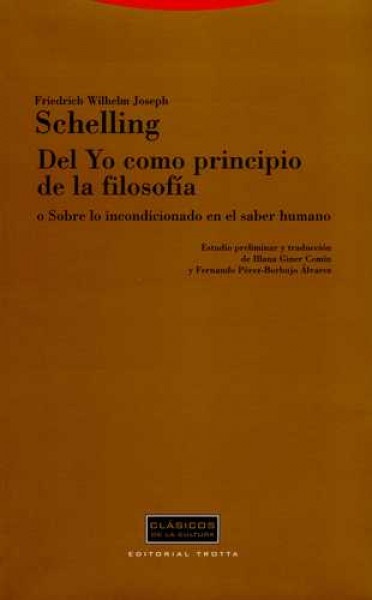 Del Yo como principio de la filosofía