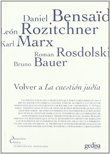 Volver a La cuestion judia