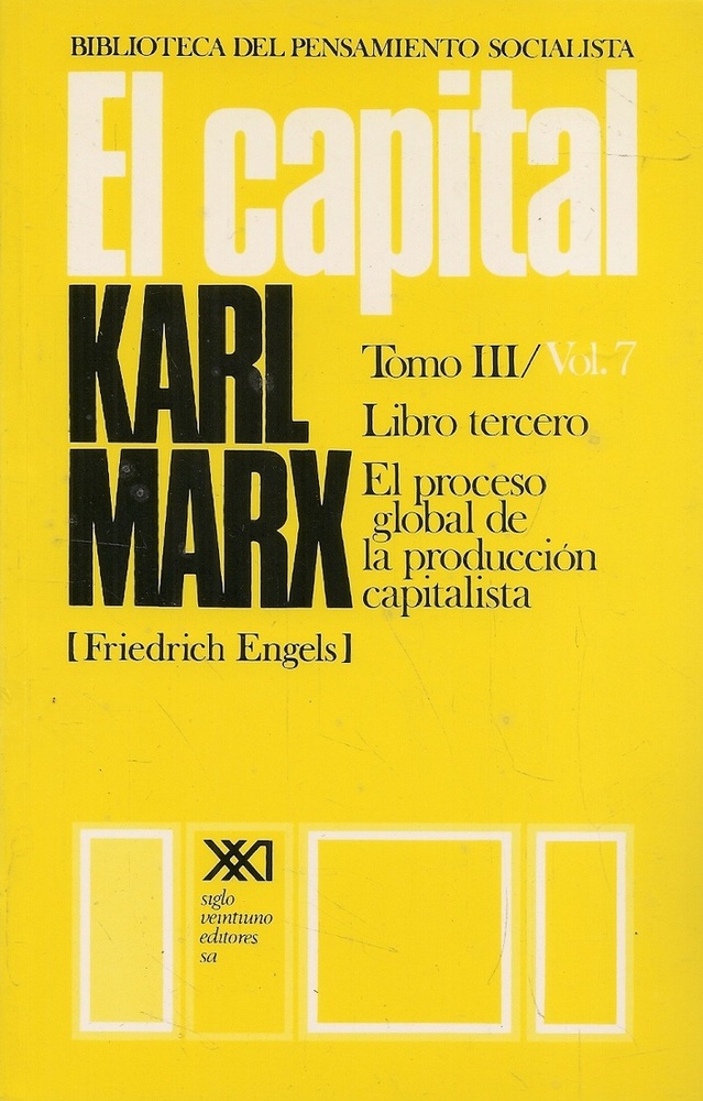 Capital, El: Libro tercero vol. 7