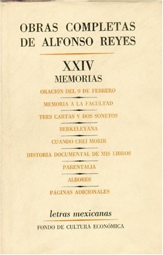 Obras completas de Alfonso Reyes, XXIV