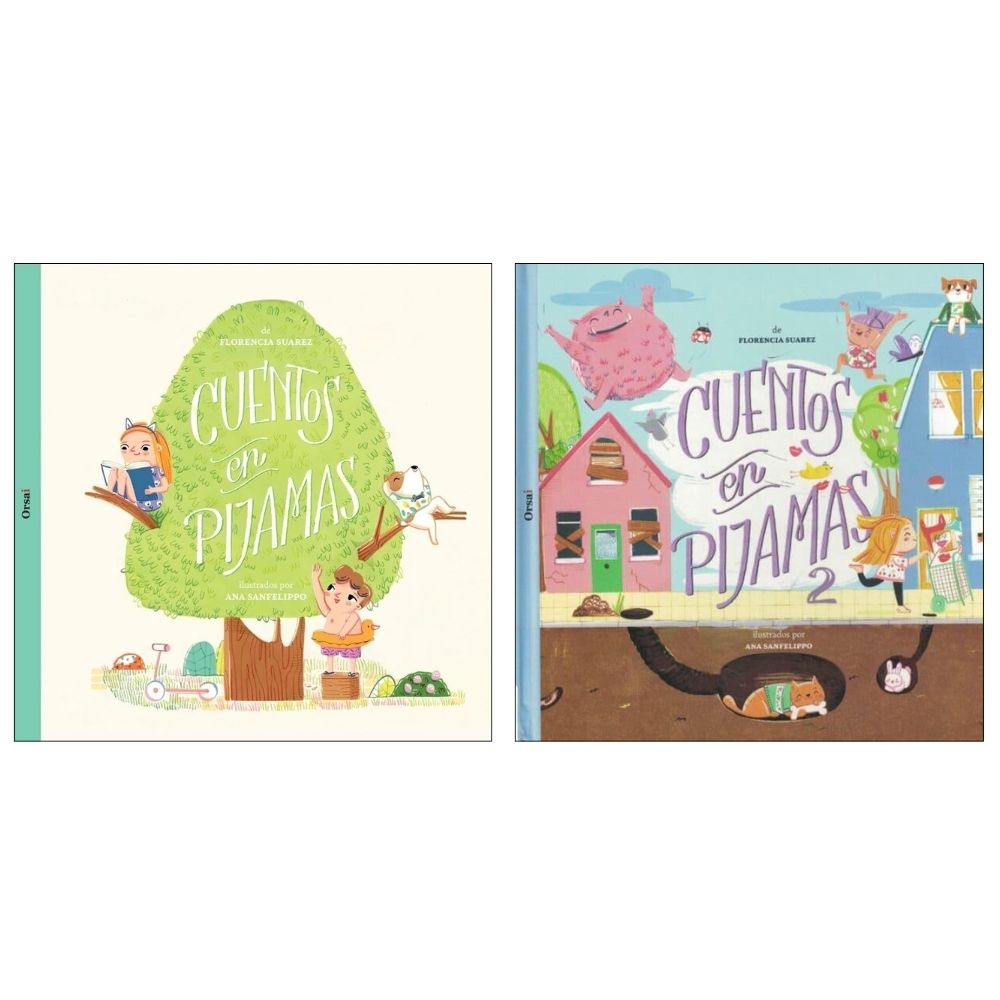 Cuentos en pijamas 1 + Cuentos en pijamas 2 KIT