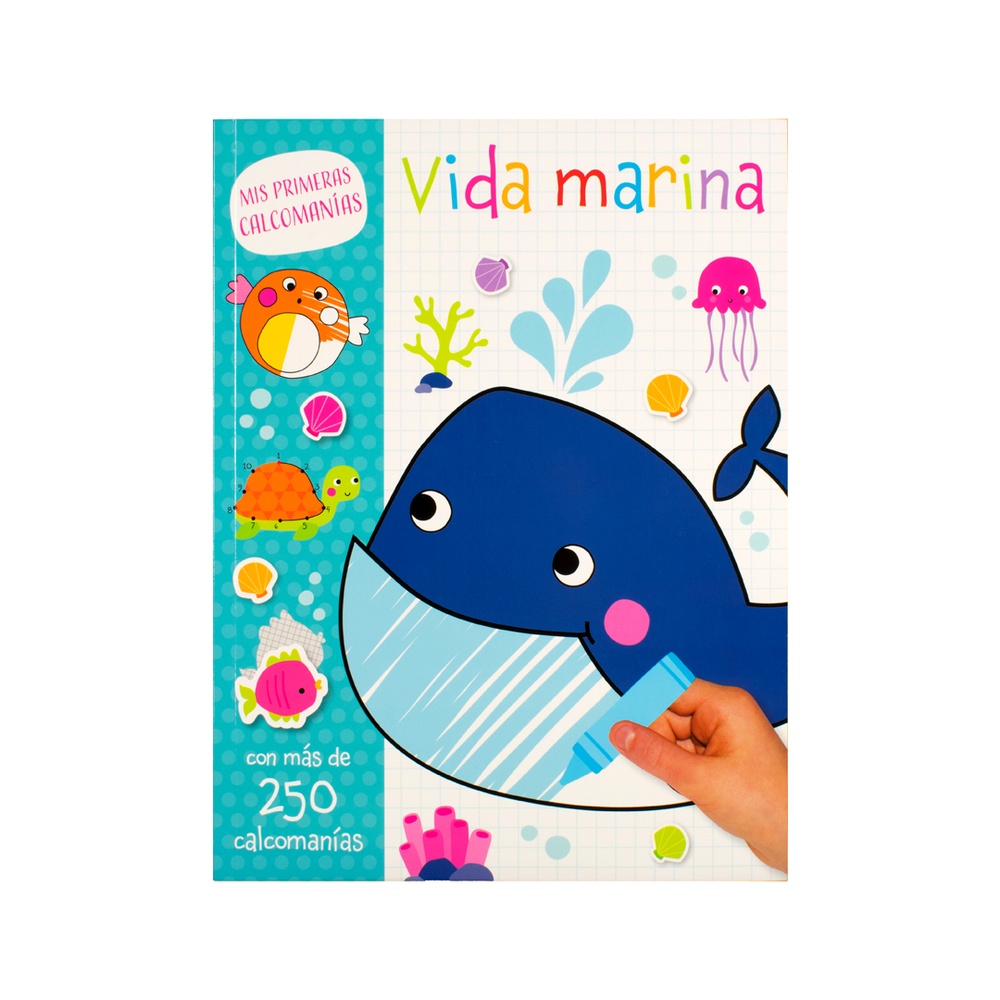 Mis primeras calcomanias vida marina