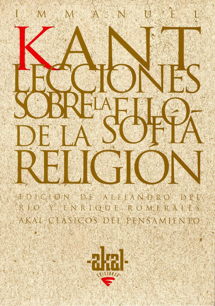 Lecciones sobre la filosofia de la religion