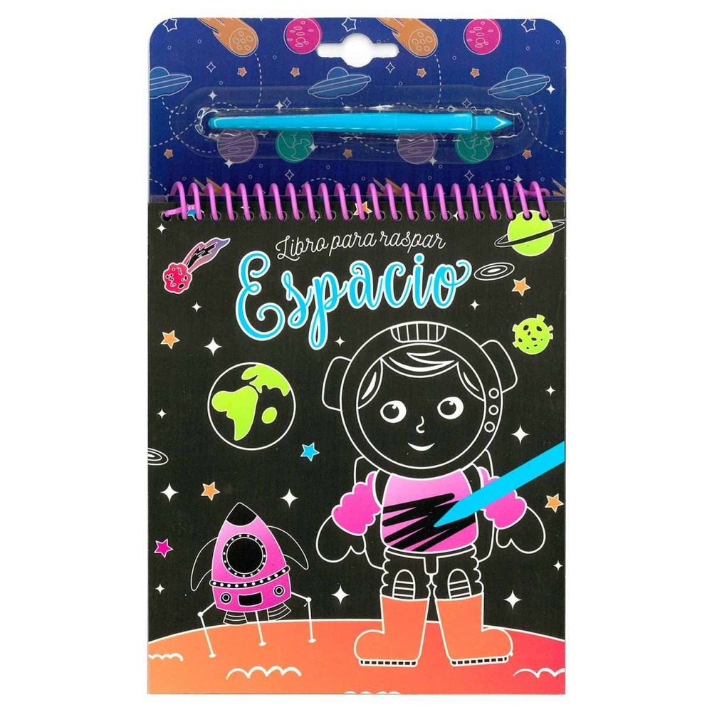 El espacio - Libro para raspar