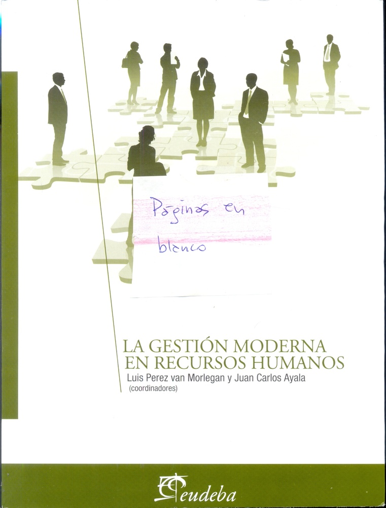 La Gestion moderna en recursos humanos