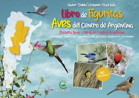 Libro de figuritas de Aves del centro de Argentina
