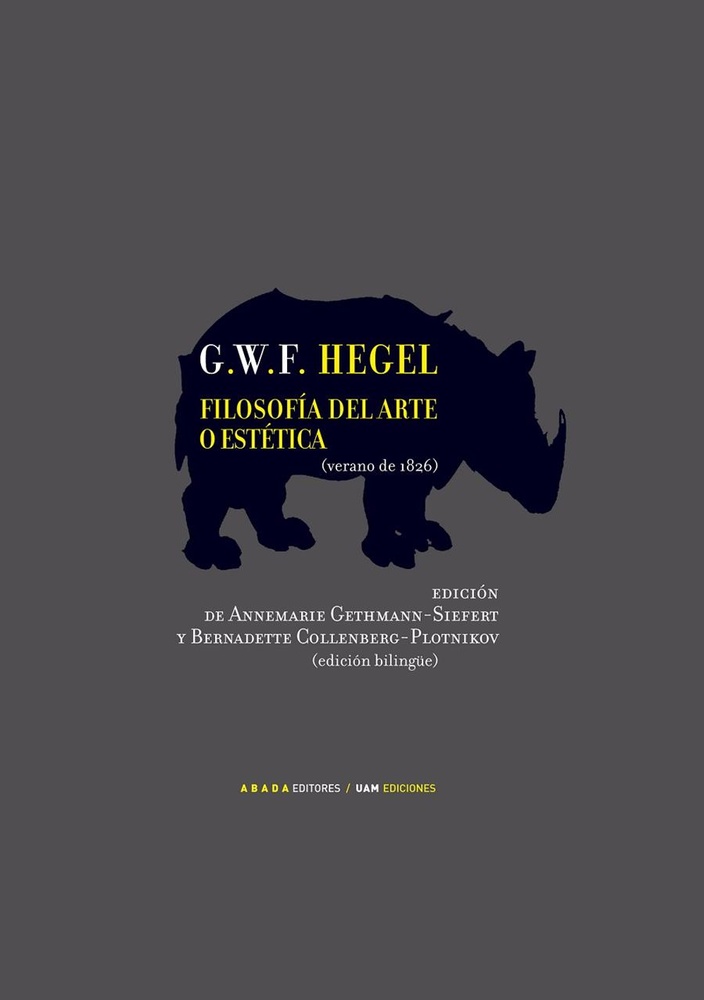 Filosofia del arte o Estetica (verano de 1826)