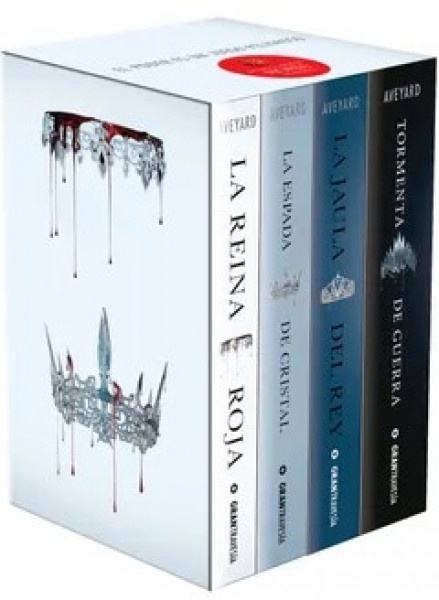 Pack (caja) reina roja. 4 tomos