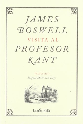 James Boswell visita al profesor Kant