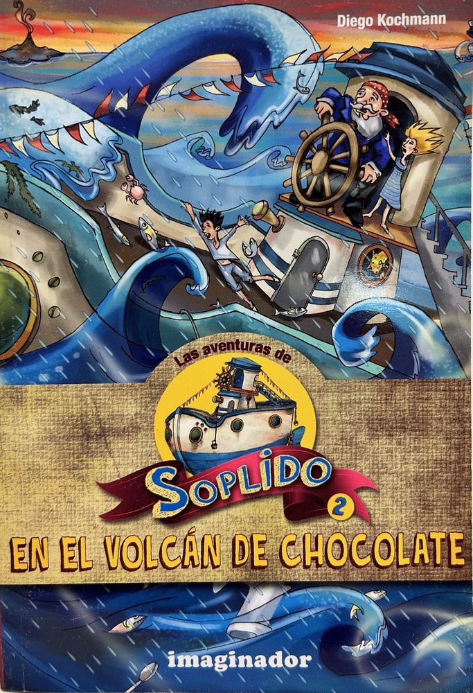 Soplido en el volcan de chocolate